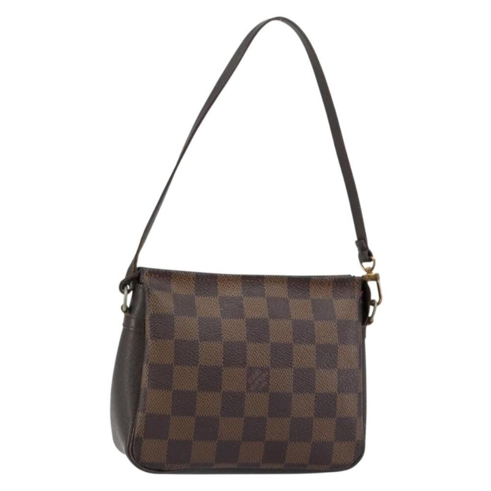 LOUIS VUITTON Damier Ebene Trousse Makeup Pouch N51982 LV Auth 146780 - Picture 3 of 16